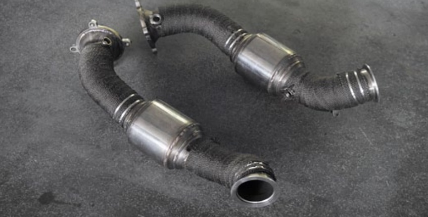 Mansory Down pipe with Euro6 / Cat 200 Cell for Lamborghini Urus