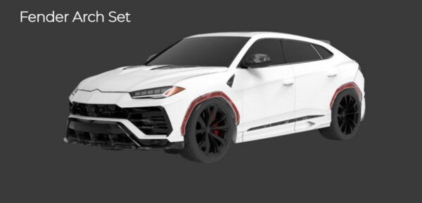 1016 Industries Forged Carbon Fender Arch Set for Lamborghini Urus Narrow