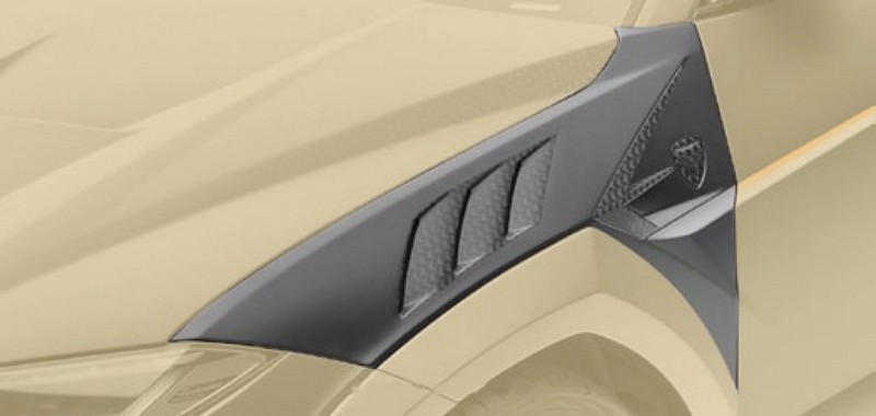 CPE Front Fenders with Emblem for Lamborghini Urus