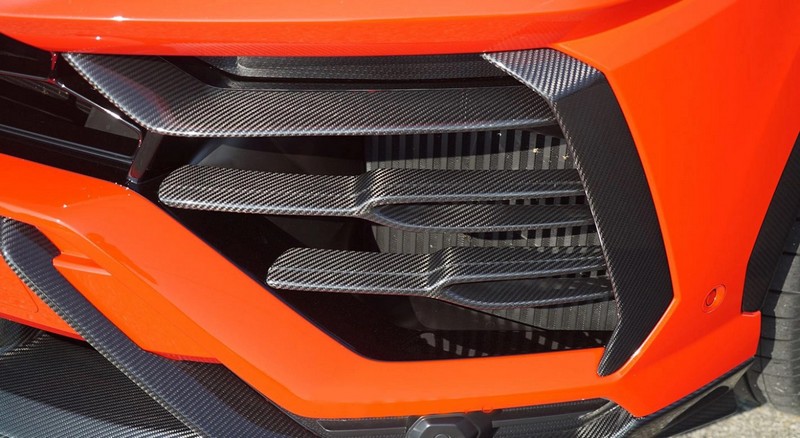 CPE Novitec Widebody Carbon Cover Front Bumper (4-Part) for Lamborghini Urus
