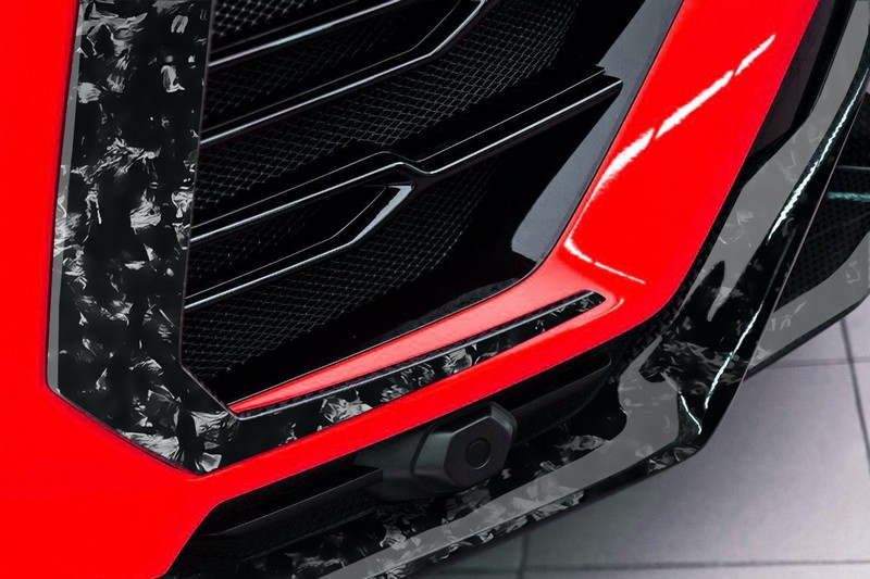 DMC Forged Carbon Fiber Front Air Intake Splitter Bumper Vents Trims for Lamborghini Urus