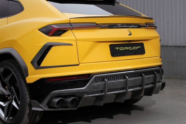 TopCar Designed Diffuser - Stealth Carbon Fiber for Lamborghini Urus