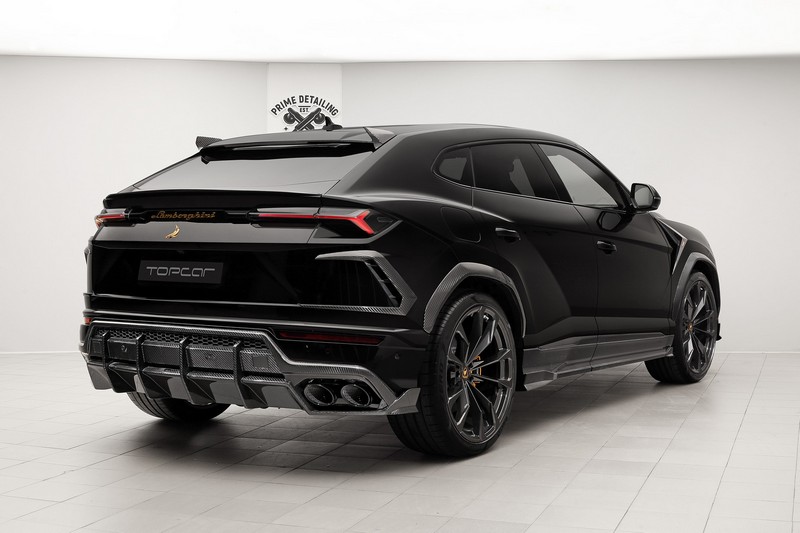 TopCar Designed Visible Carbon Fiber Diffuser for Lamborghini Urus