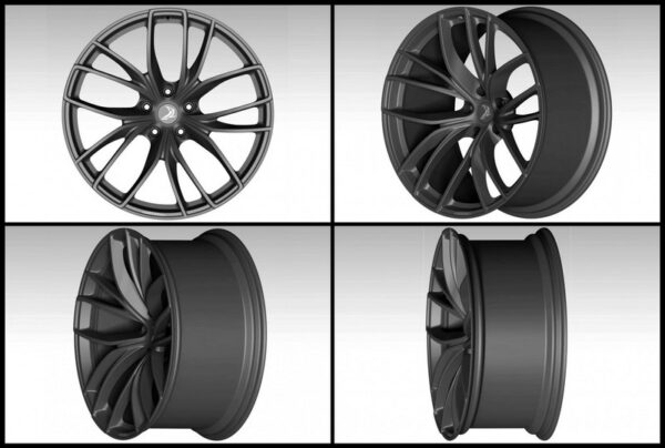 TopCar Forged Ultralight Fury Style Wheels for Lamborghini Urus - Set of 4
