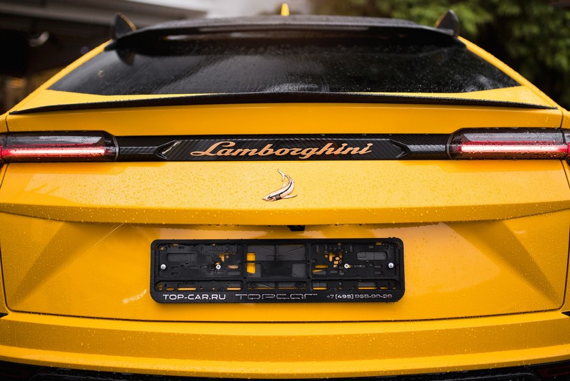 Topcar Plate - Visible Carbon Fiber for Lamborghini Urus
