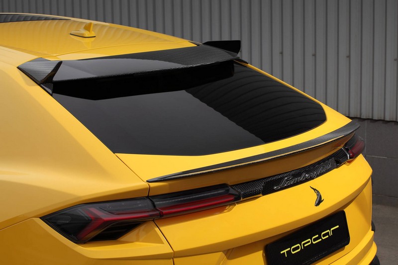 TopCar Rear Spoiler Bottom - Stealth Carbon Fiber for Lamborghini Urus