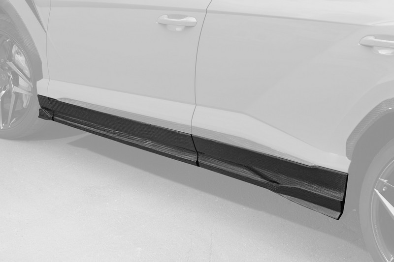 TopCar Side Skirt Extension - Stealth Carbon Fiber for Lamborghini Urus