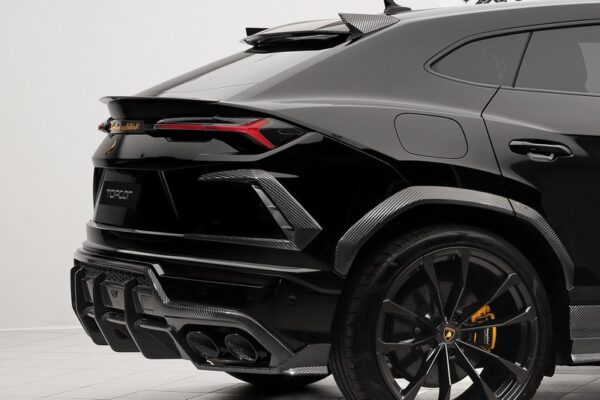 TopCar Visible Carbon Fiber Rear Air Outtake Splitter for Lamborghini Urus - 2-Piece Set