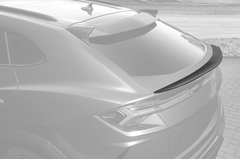 TopCar Visible Carbon Fiber Rear Spoiler Bottom for Lamborghini Urus