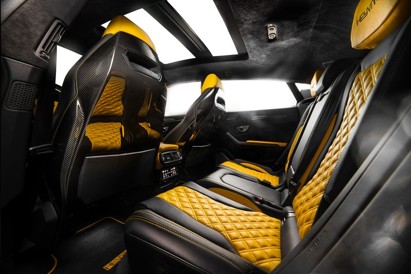 Keyvany Carbon Fiber Front Sit Cover for Lamborghini Urus
