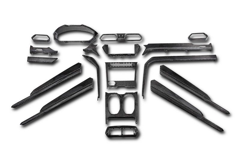 TopCar Carbon Fiber Stealth Edition Interior Parts Package for Lamborghini Urus Performante