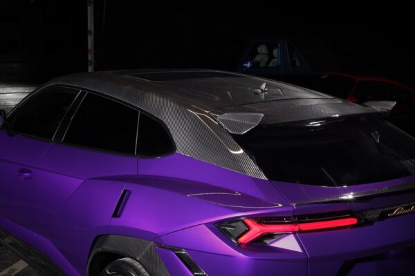 TopCar Carbon Gloss Roof Spoiler, 3 pcs for Lamborghini Urus R’EVO Limited Edition 2.0