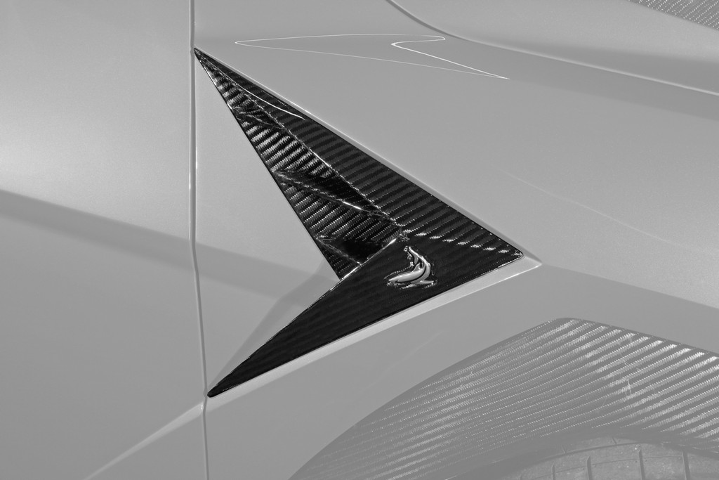 TopCar Carbon Gloss Side Splitter with Logo (2 pcs) for Lamborghini Urus R’EVO Limited Edition 2.0