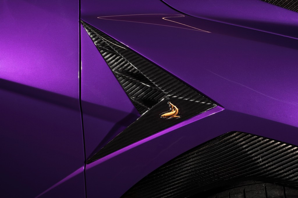 TopCar Carbon Gloss Side Splitter with Logo (2 pcs) for Lamborghini Urus R’EVO Limited Edition 2.0