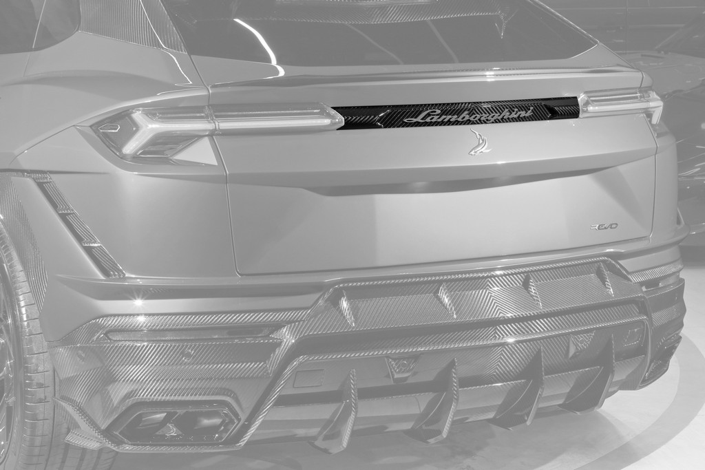 TopCar Carbon Gloss Lamborghini Plate for Urus R’EVO Limited Edition 2.0