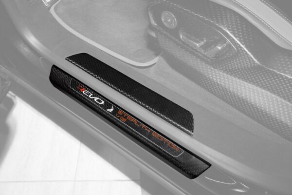 TopCar Door Sill Plates, 8 pcs, Stealth Carbon – Lamborghini Urus R'EVO Stealth Edition