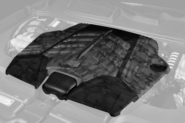 TopCar Engine Cover, 2 pcs, Stealth Carbon – Lamborghini Urus R'EVO Stealth Edition