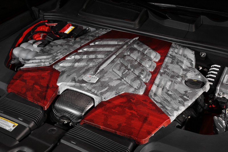 TopCar Engine Cover, 2 pcs, Stealth Carbon – Lamborghini Urus R'EVO Stealth Edition