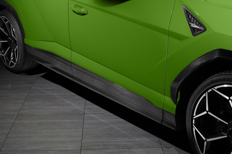 TopCar Carbon Side Skirt Extension, 6 pcs for Lamborghini Urus Performante