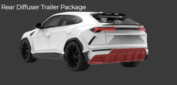 1016 Industries Carbon Rear Diffuser Trailer Package for Lamborghini Urus (2018-2020)