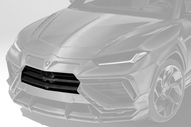 TopCar Carbon Front Air Intake, Central Part for URUS R’Evo Carbon Edition