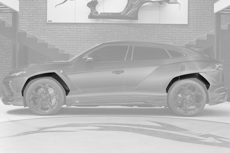 TopCar Stealth Carbon Fender Extensions, 6 pcs for URUS R'Evo Stealth Edition