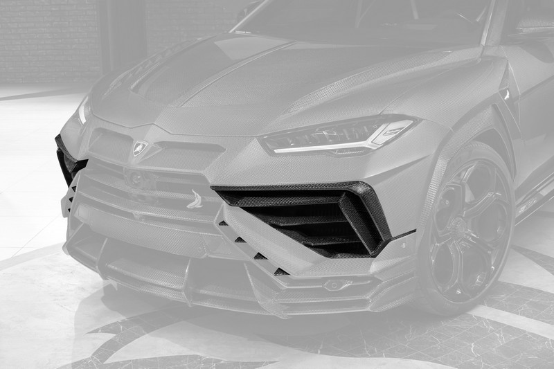 TopCar Stealth Carbon Front Air Intake, Side Parts, 8 pcs for URUS R’Evo Carbon Edition