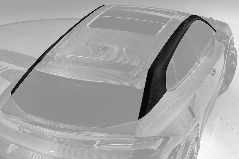 TopCar Stealth Carbon Side Roof Trims, 2 pcs for URUS R’Evo Stealth Edition