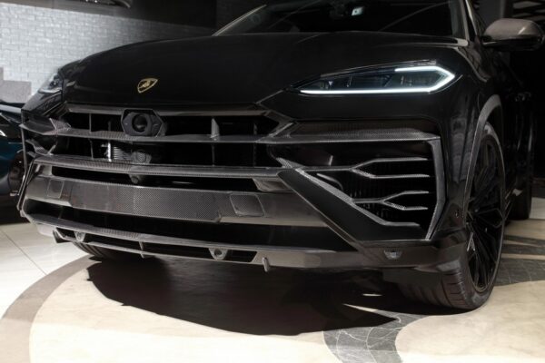 TopCar Visible Carbon Fiber Front Bumper Bottom Lip for Lamborghini Urus SE Light Pack