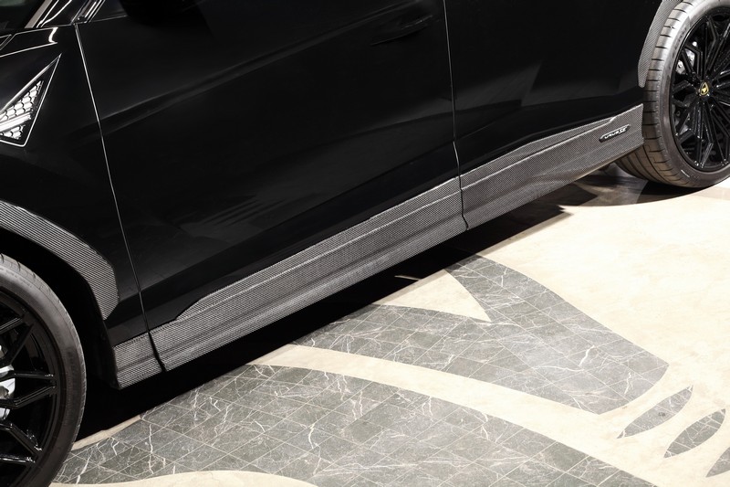 TopCar Design Side Sills (6 pcs) – Visible Carbon Fiber for Lamborghini Urus SE Light Pack Kit